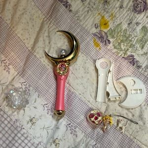 Sailor Moon Moon Stick Proplica & freebie bundle (READ DESC.)